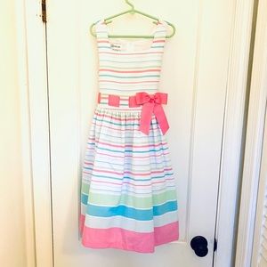 Striped party dress